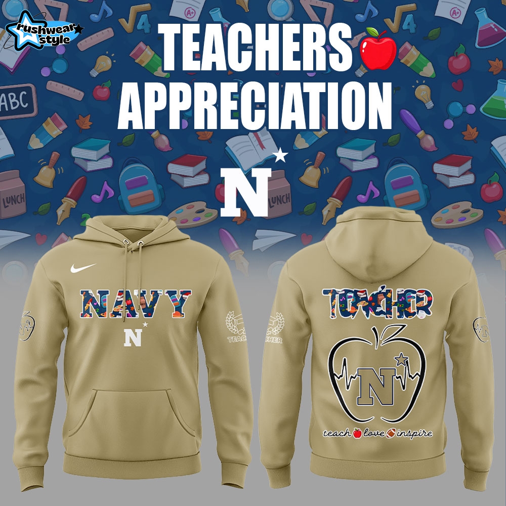 Navy Teachers Appreciation 2025 Combo Hoodie Navy Teachers Appreciation 2025 Combo Hoodie