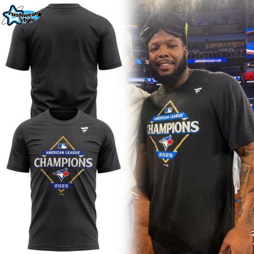 Official Toronto Blue Jays 2025 American League Champions Locker Room T-Shirt