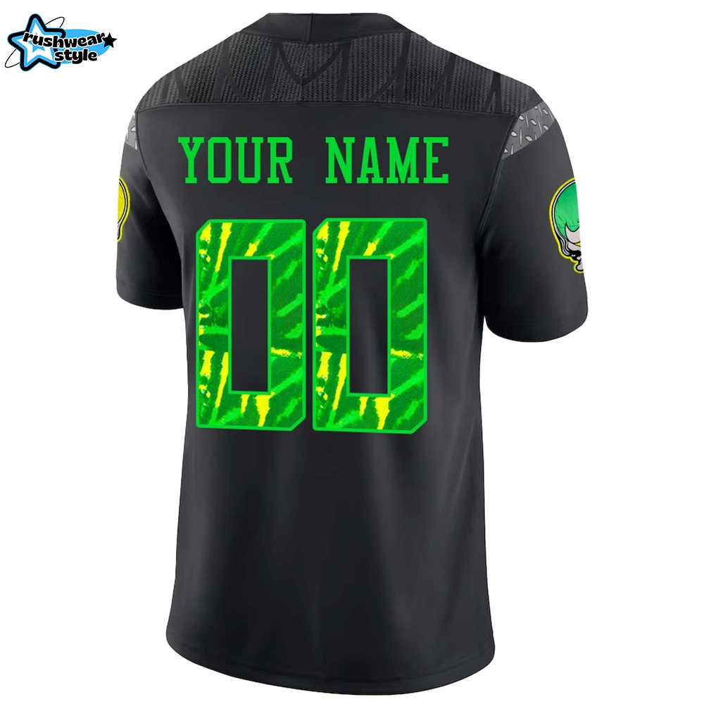 Oregon Football x Grateful Ducks Football Jersey Limited Edition Oregon Football x Grateful Ducks Football Jersey Limited Edition