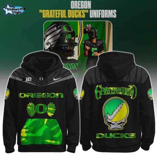 Oregon Football x Grateful Ducks Hoodie Limited Edition