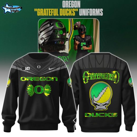 Oregon Football x Grateful Ducks Sweatshirt Limited Edition