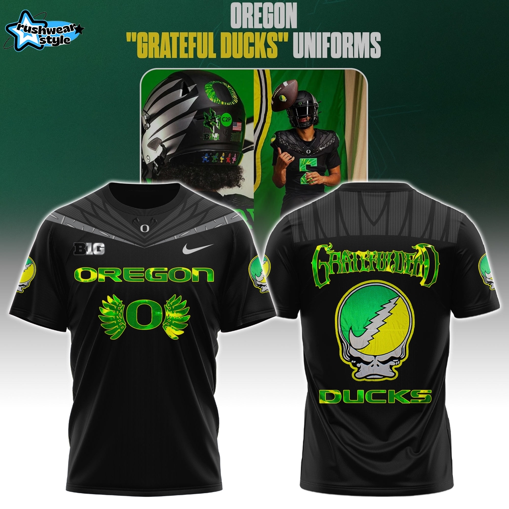 Oregon Football x Grateful Ducks T-Shirt Limited Edition Oregon Football x Grateful Ducks T-Shirt Limited Edition