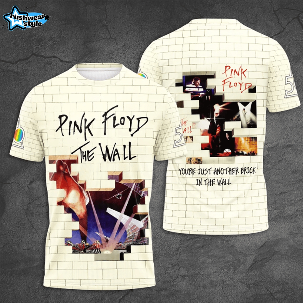 Pink Floyd the wall You're just another Brick in The Wall Tshirt Pink Floyd the wall You're just another Brick in The Wall Tshirt