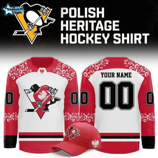 Pittsburgh Penguins Celebrate Polish Heritage Night Hockey Jersey