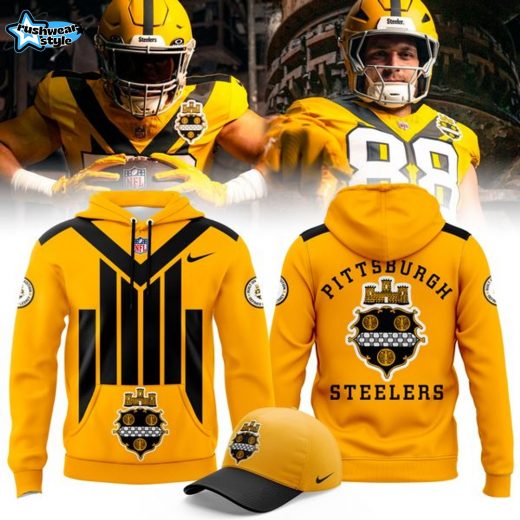 Pittsburgh Steelers 1933 Throwback Hoodie (Yellow)
