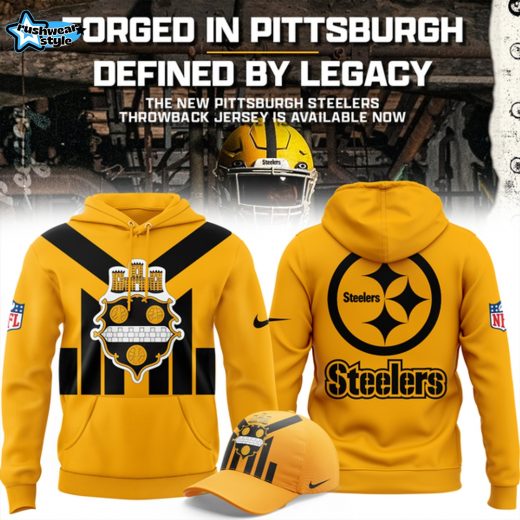Pittsburgh Steelers Gold 1933 Throwback Game Hoodie