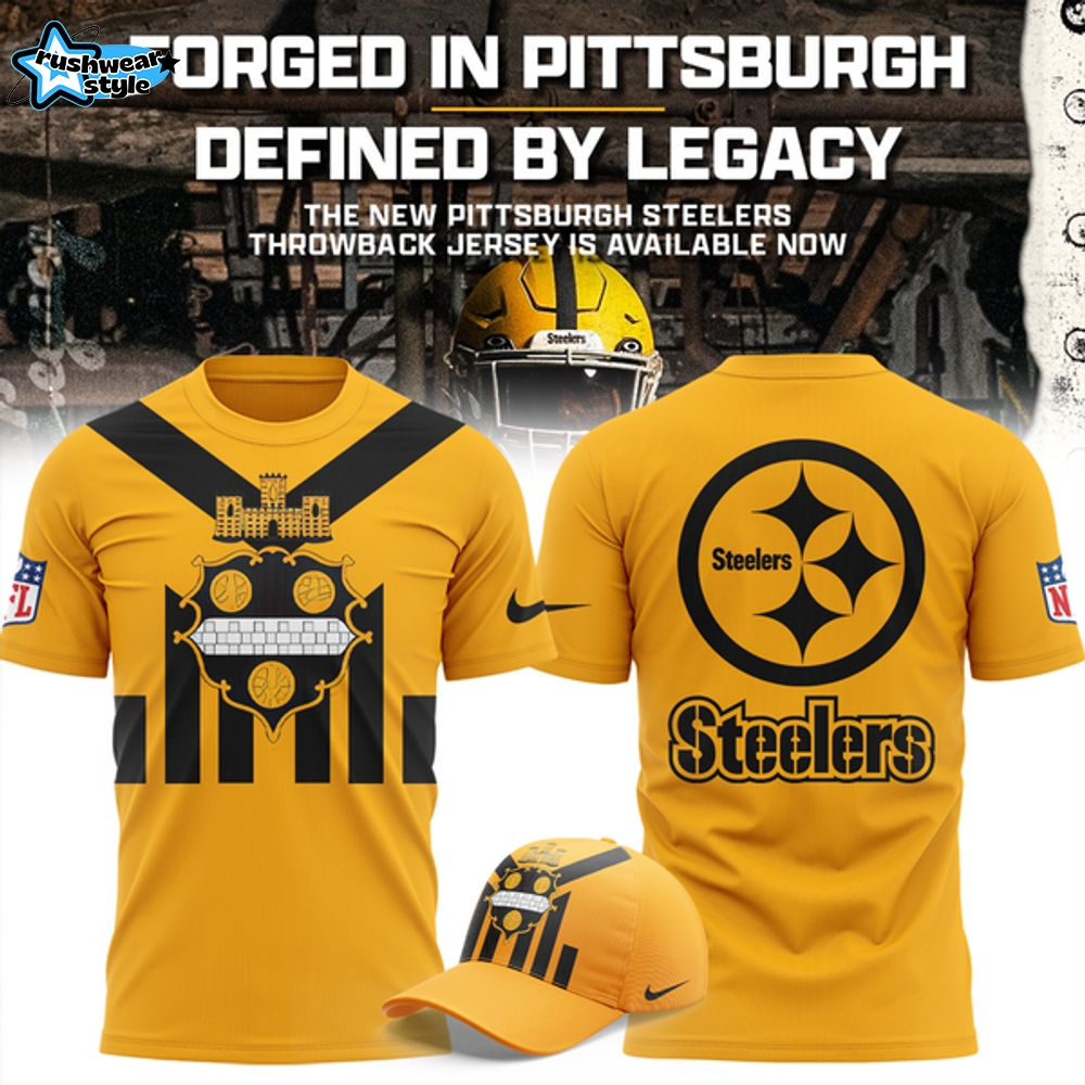 Pittsburgh Steelers Gold Alternate 1933 Throwback Game T-shirt Pittsburgh Steelers Gold Alternate 1933 Throwback Game T-shirt