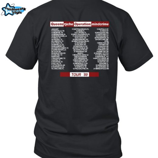 Queensrÿche Tour '89-Unisex T-Shirt