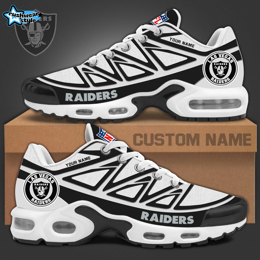Raiders Air Max Plus Custom Sneakers Raiders Air Max Plus Custom Sneakers