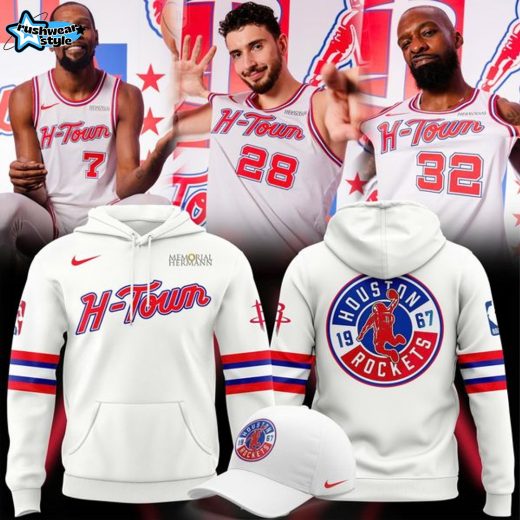 Rockets H-Town City White Limited Edition Hoodie