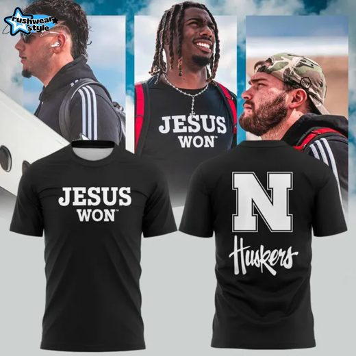 2025 Nebraska Cornhuskers Jesus Won T-Shirt