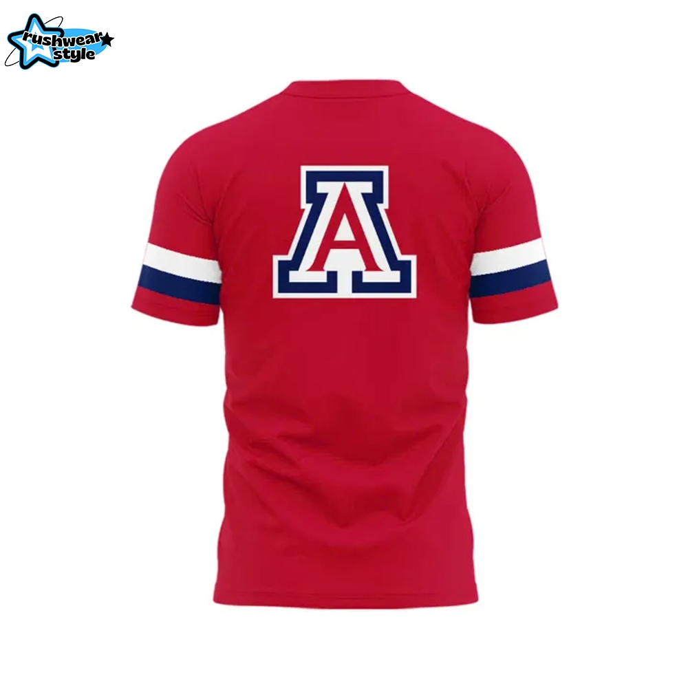 Arizona Wildcats Battle Red Uniform T-Shirt Arizona Wildcats Battle Red Uniform T-Shirt