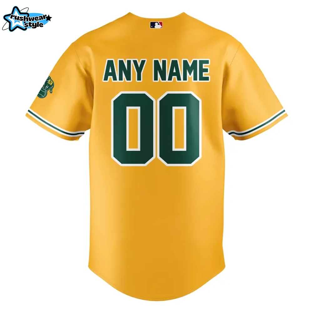 Athletics 2026 'Sacramento' Gold Custom Baseball Jersey Athletics 2026 'Sacramento' Gold Custom Baseball Jersey