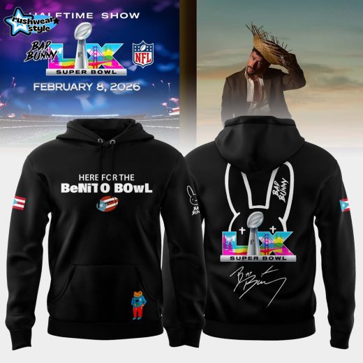 Bad Bunny Here For The BeNiTO BOwL Limited Hoodie