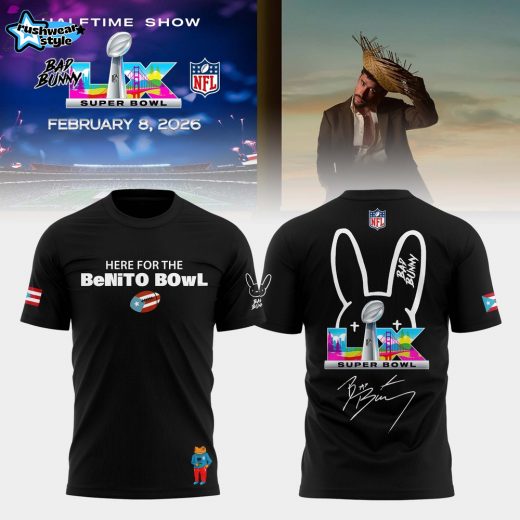 Bad Bunny Here For The BeNiTO BOwL Limited T-shirt