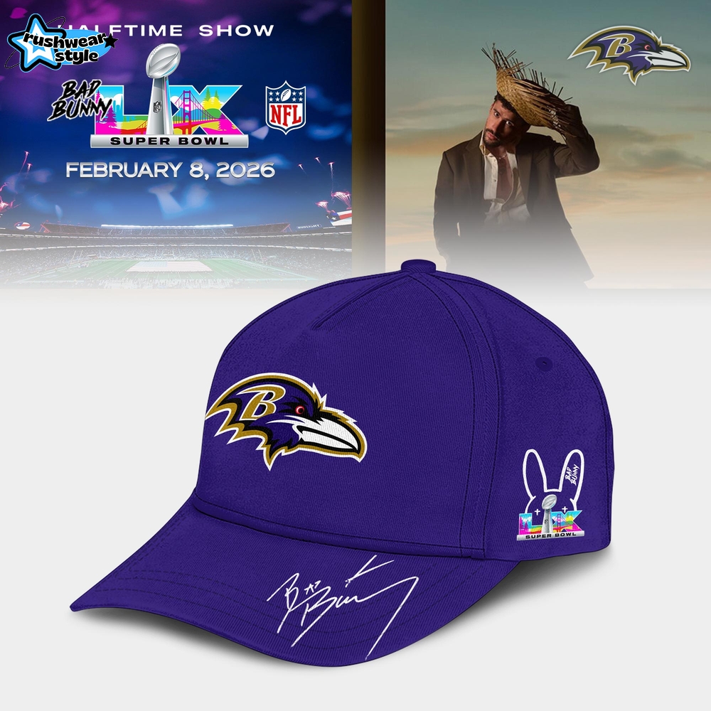 Baltimore Ravens Bad Bunny 2026 Super Bowl LX Customized Jersey Baltimore Ravens Bad Bunny 2026 Super Bowl LX Customized Jersey