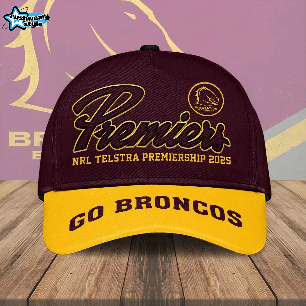 Brisbane Broncos 2025 NRL Premiers Classic Cap Brisbane Broncos 2025 NRL Premiers Classic Cap