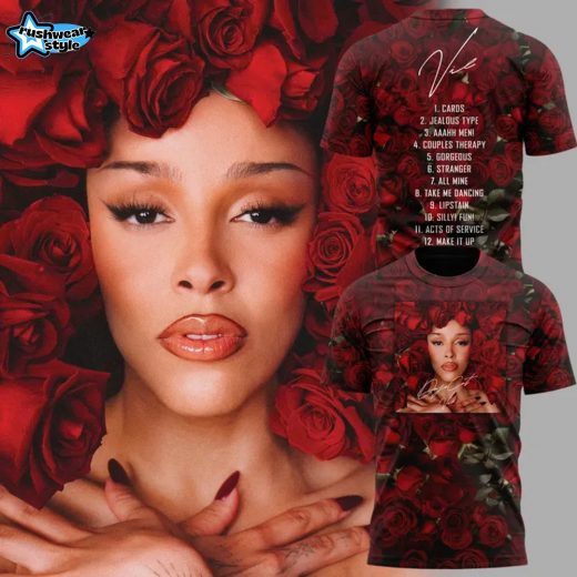 DOJA CAT New Album 'Vie' Rose T- Shirt