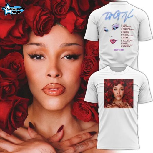 DOJA CAT New Album 'Vie' White T- Shirt