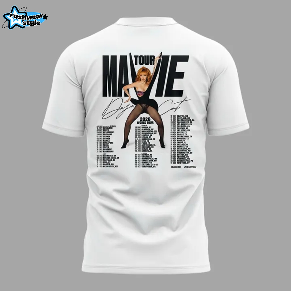 DOJA CAT Tour Ma Vie: World Tour! T-Shirt DOJA CAT Tour Ma Vie: World Tour! T-Shirt