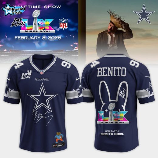 Dallas Cowboys Bad Bunny 2026 Super Bowl LX Customized Jersey