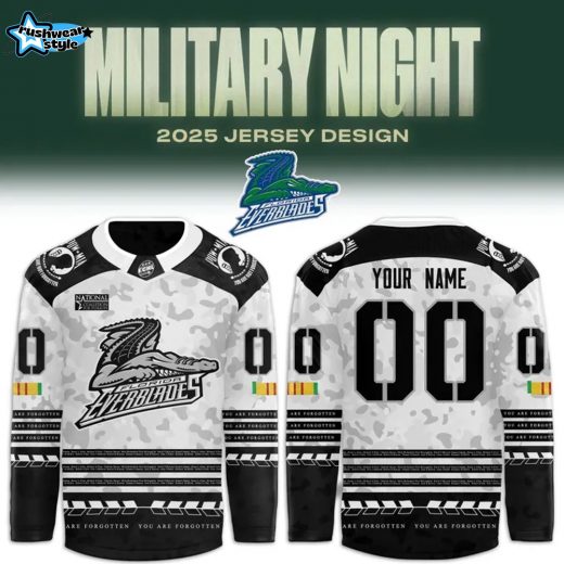 Florida Everblades x Military Night 2025-26 Special Hockey Jersey