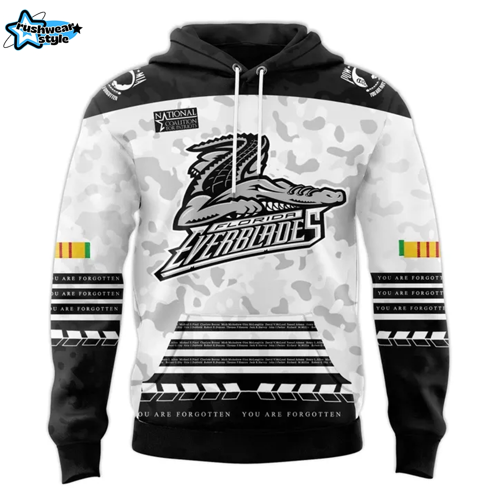 Florida Everblades x Military Night 2025-26 Special Hoodie Florida Everblades x Military Night 2025-26 Special Hoodie