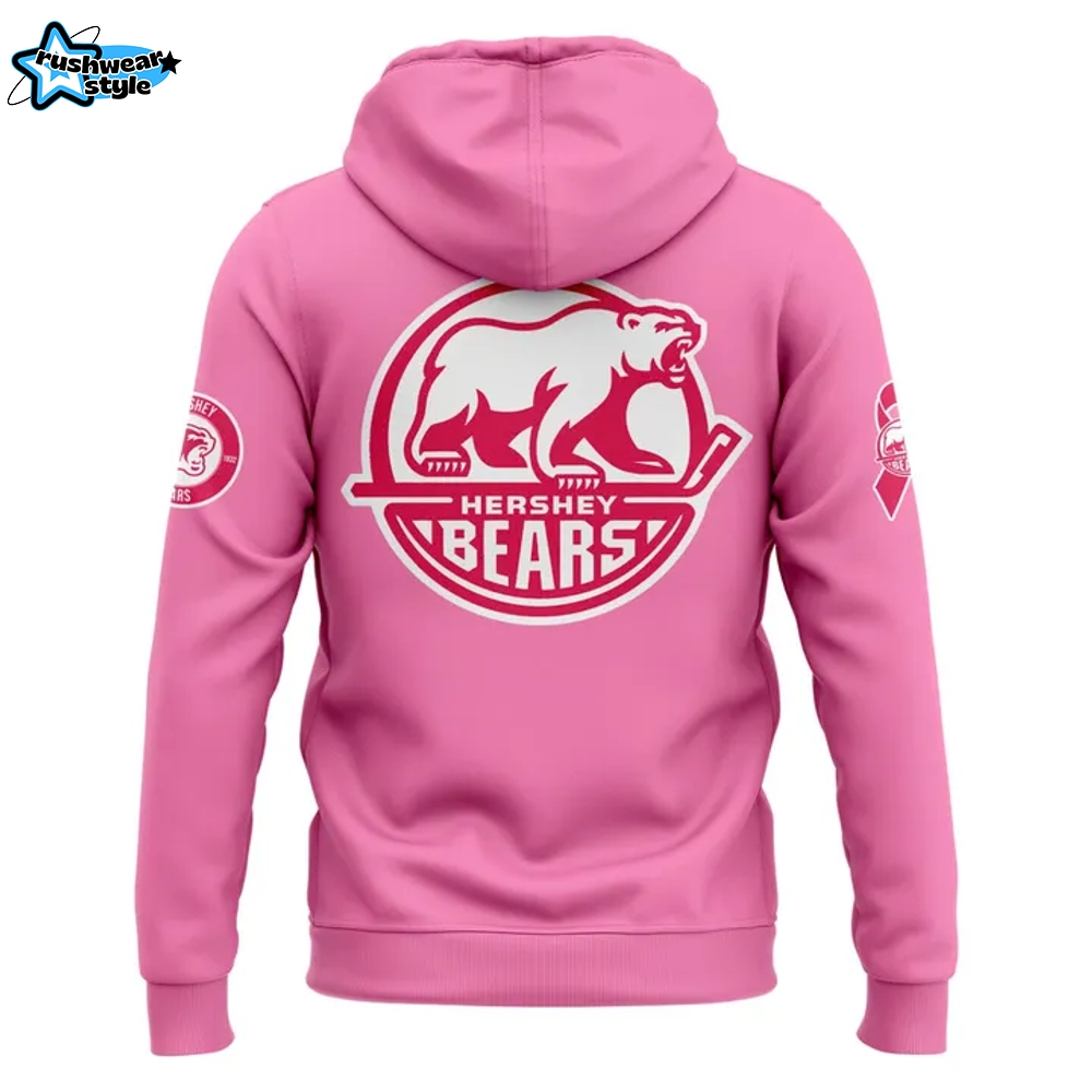 Hershey Bears x Pink the Rink Breast Cancer Awareness Hoodie Hershey Bears x Pink the Rink Breast Cancer Awareness Hoodie