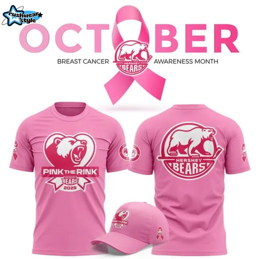 Hershey Bears x Pink the Rink Breast Cancer Awareness T-Shirt