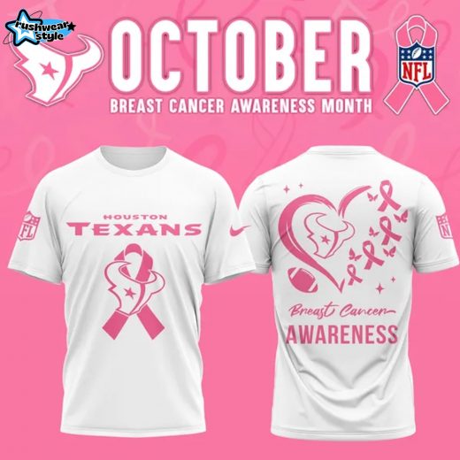 Houston Texans OCTOBER BREAST CANCER AWARENESS MONTH T-Shirt