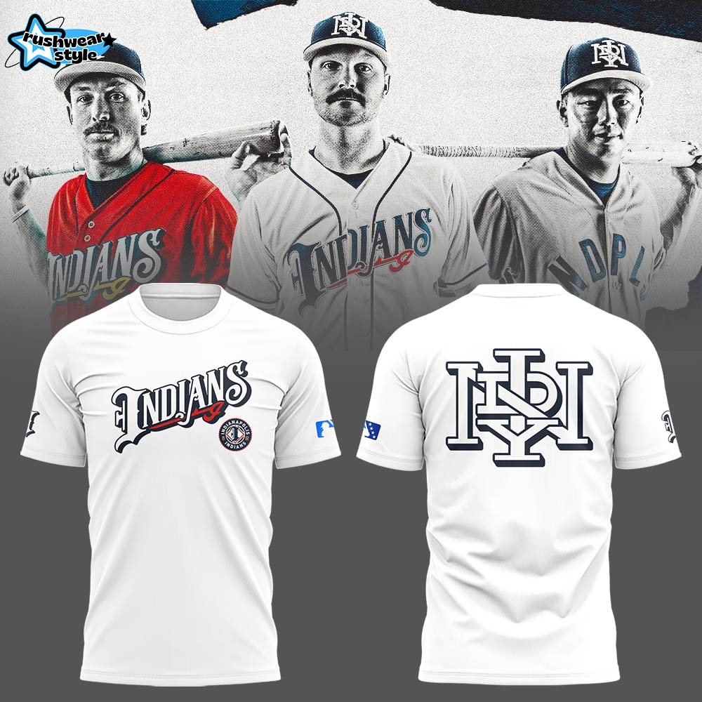 Indianapolis Indians "Indyindians" Special New Tee - White Indianapolis Indians "Indyindians" Special New Tee - White