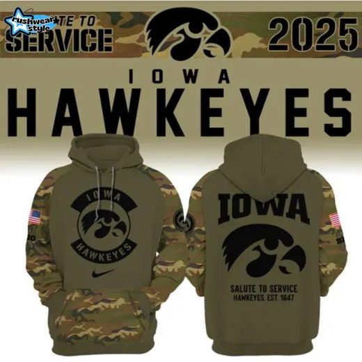 Iowa Hawkeyes Salute to Service Hoodie
