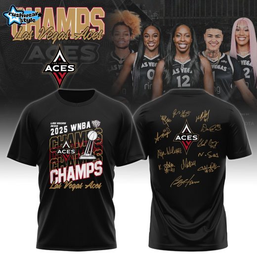 Las Vegas Aces WNBA 2025 Champions Tshirt Limited Edition V1