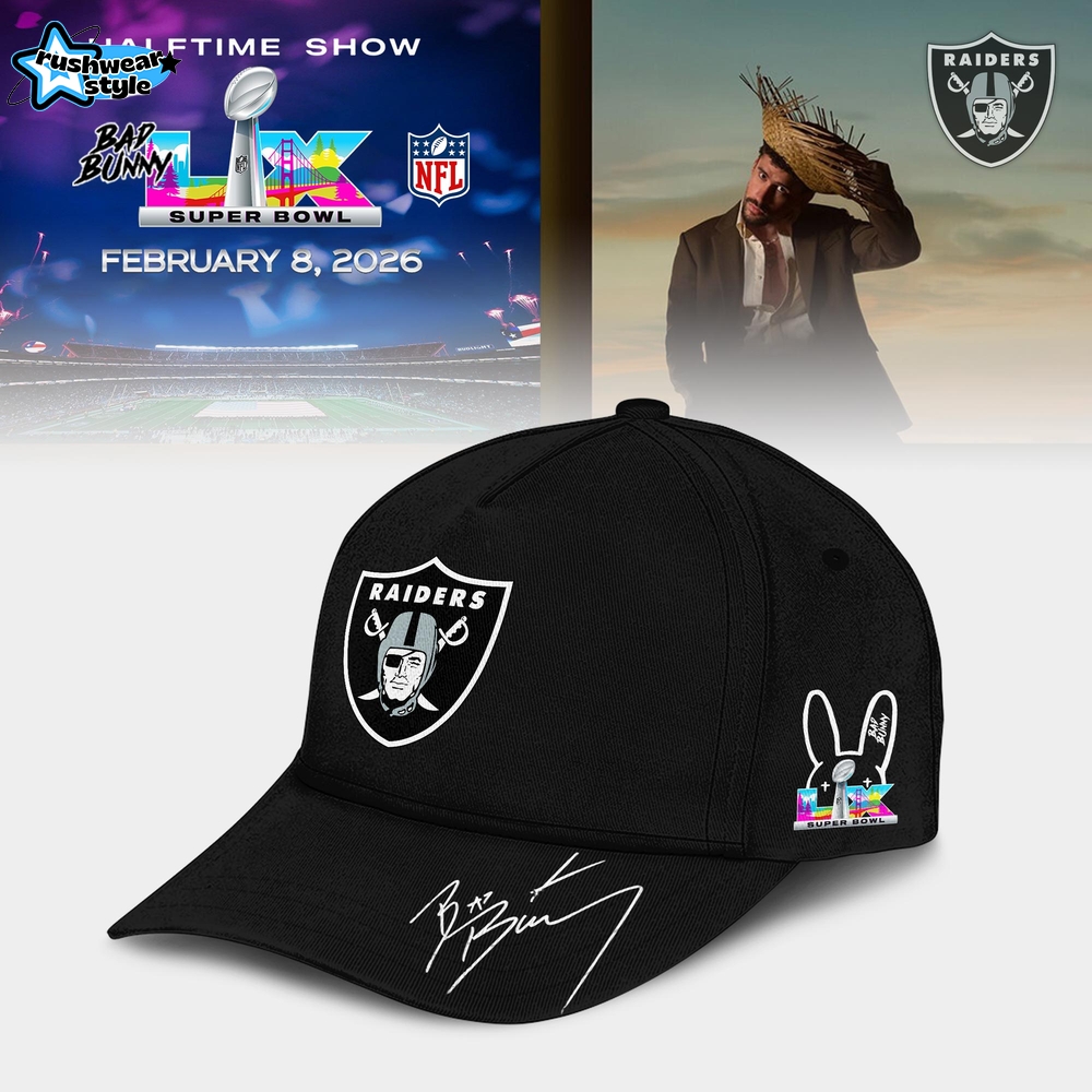 Las Vegas Raiders Bad Bunny 2026 Super Bowl LX Customized Jersey Las Vegas Raiders Bad Bunny 2026 Super Bowl LX Customized Jersey