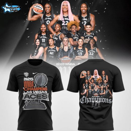 Limited Edition Aces 2025 WNBA Champions TShirt