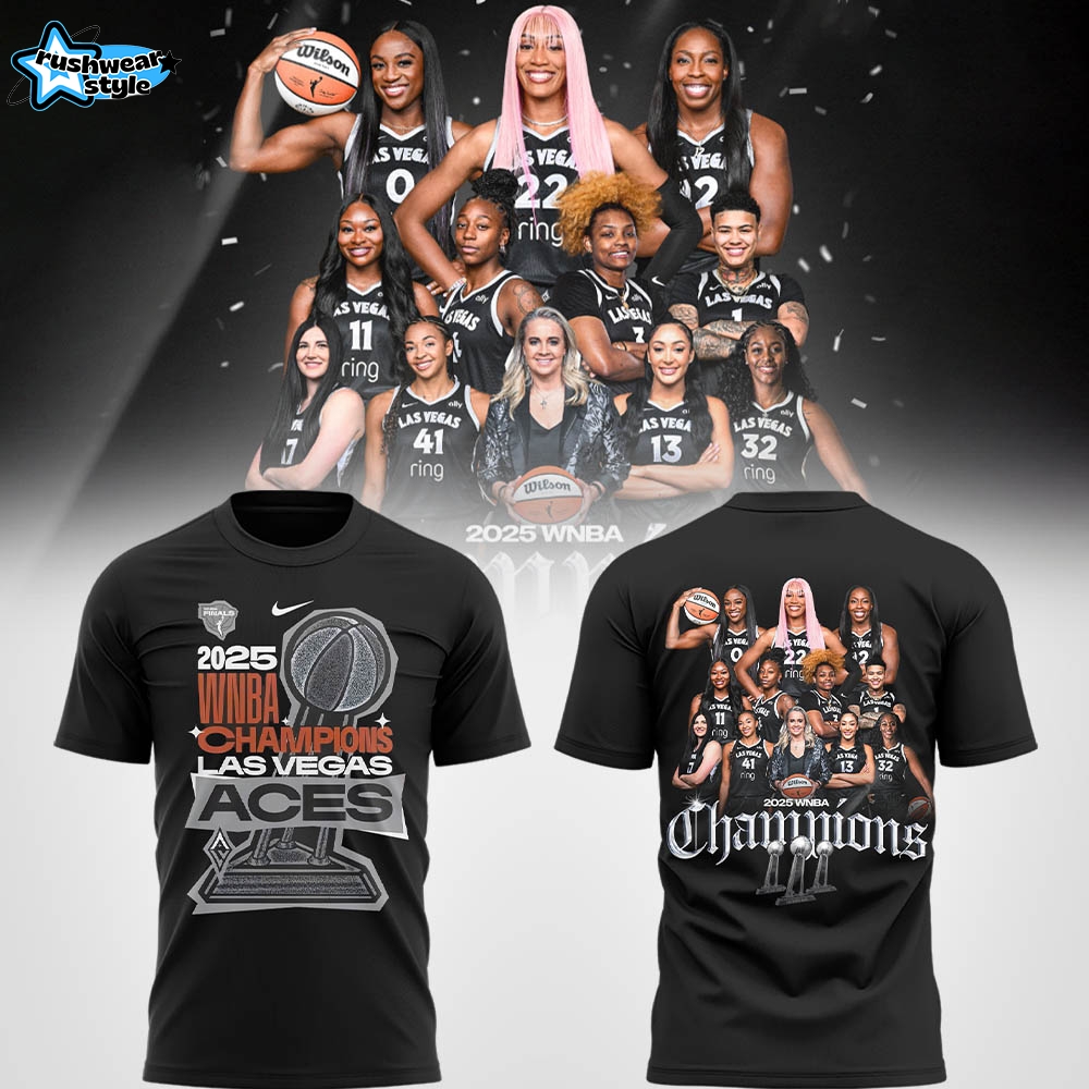 Limited Edition Aces 2025 WNBA Champions TShirt Limited Edition Aces 2025 WNBA Champions TShirt