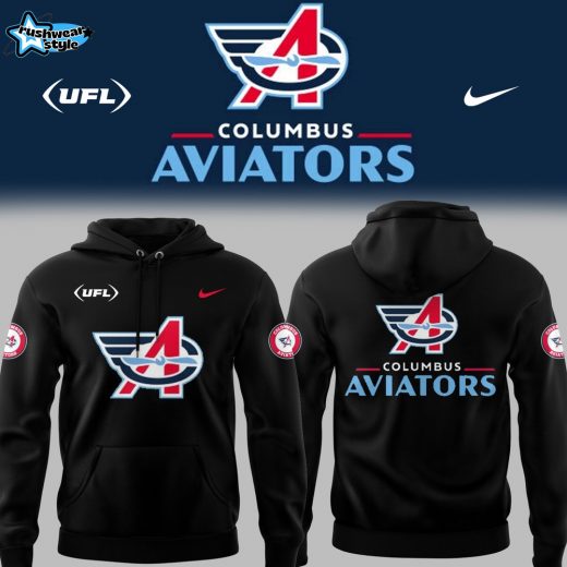 Limited Edition Columbus Aviators Football Black Hoodie