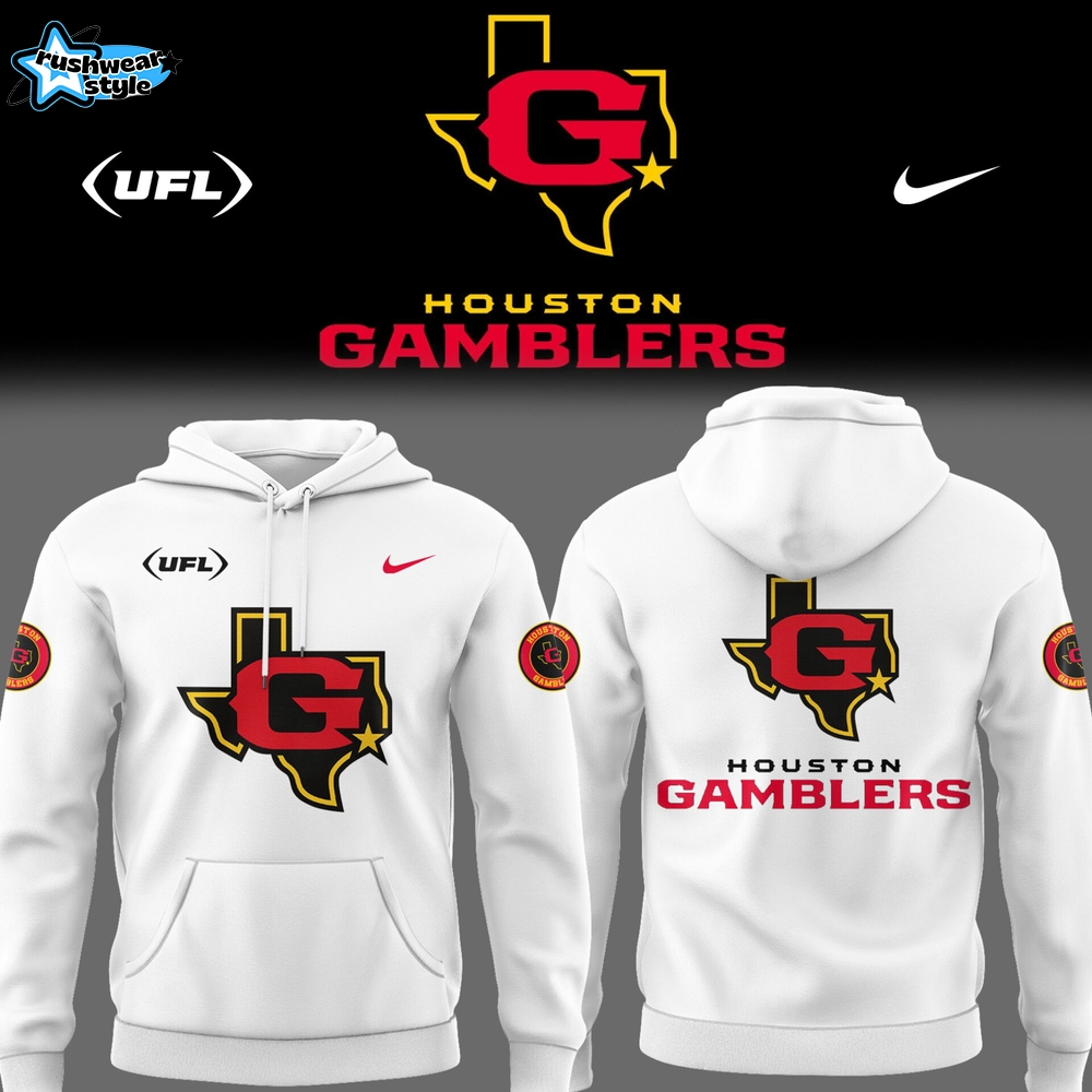 Limited Edition Houston Gamblers Football W Hoodie Limited Edition Houston Gamblers Football W Hoodie