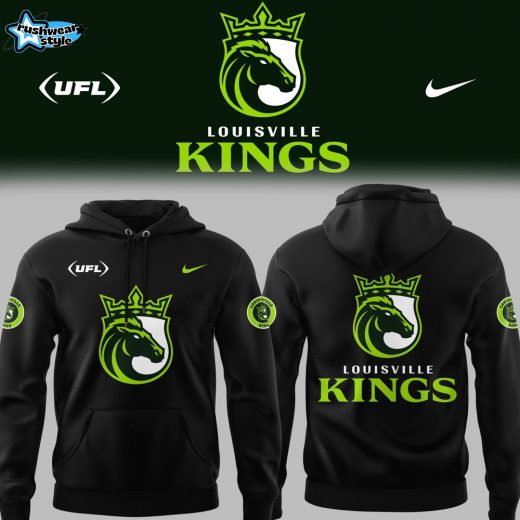 Limited Edition Louisville Kings Football Black Hoodie