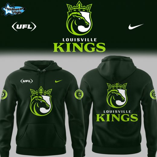 Limited Edition Louisville Kings Football Green Hoodie
