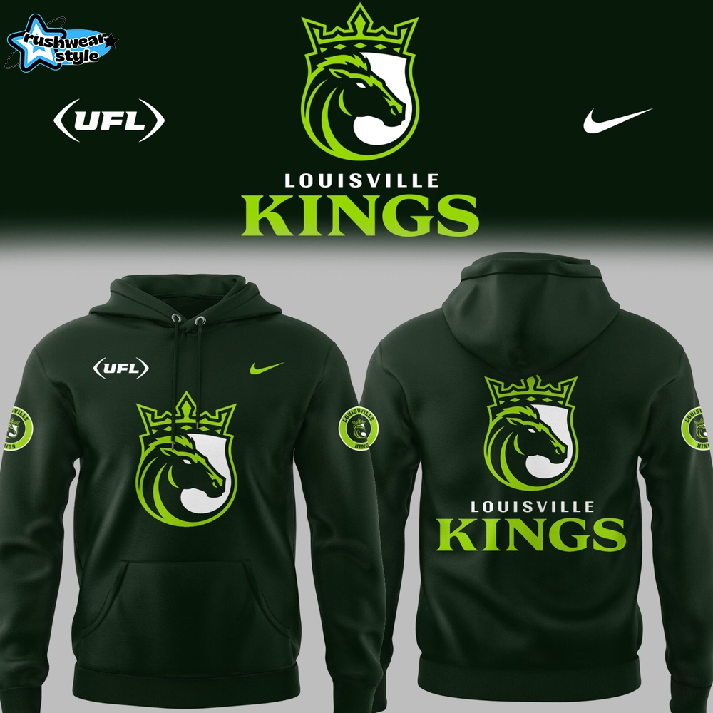 Limited Edition Louisville Kings Football Green Hoodie Limited Edition Louisville Kings Football Green Hoodie