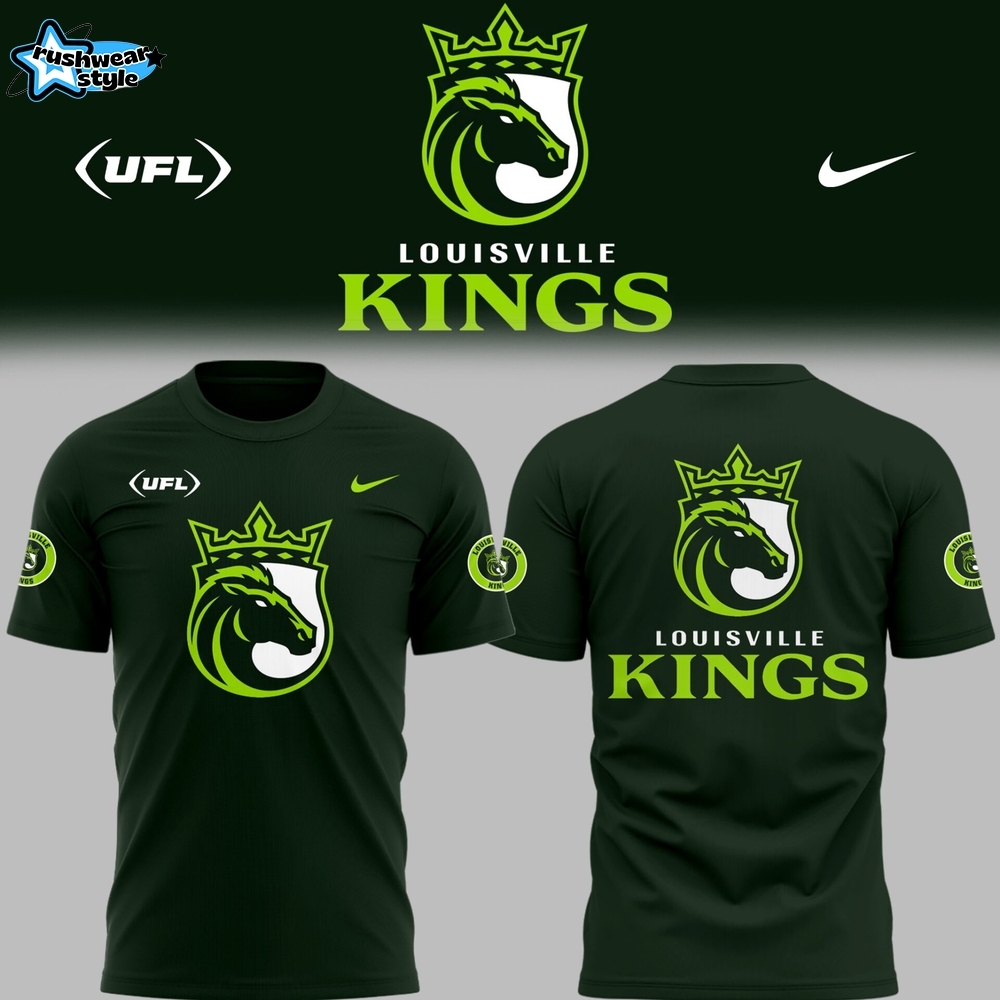 Limited Edition Louisville Kings Football Green TShirt Limited Edition Louisville Kings Football Green TShirt