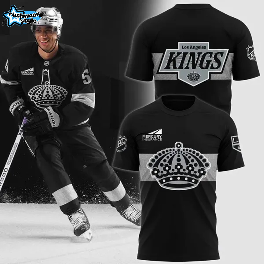 Los Angeles Kings Uniform 2025 T-shirt-Black Los Angeles Kings Uniform 2025 T-shirt-Black