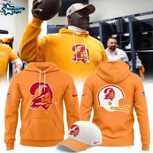 Men's Tampa Bay Buccaneers Nike Orange 50th anniversary Sideline Hoodie v2