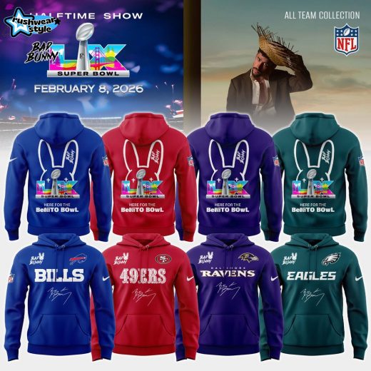 NFL x Bad Bunny 2026 Super Bowl LX Hoodie – All Teams Edition