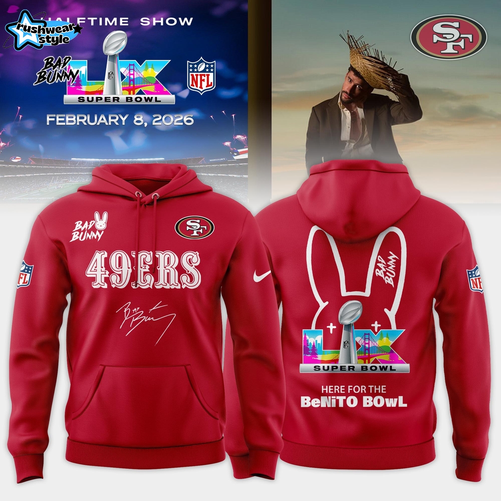 NFL x Bad Bunny 2026 Super Bowl LX Hoodie – All Teams Edition NFL x Bad Bunny 2026 Super Bowl LX Hoodie – All Teams Edition
