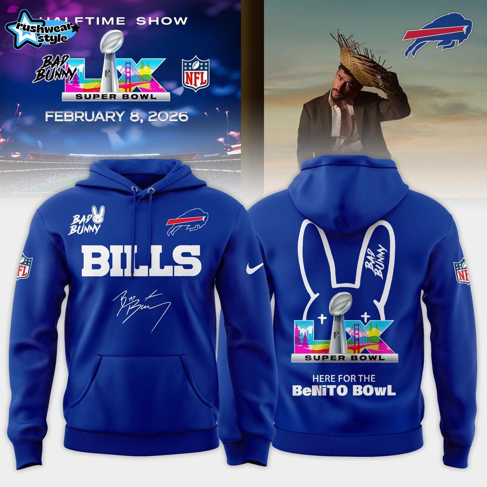 NFL x Bad Bunny 2026 Super Bowl LX Hoodie – All Teams Edition NFL x Bad Bunny 2026 Super Bowl LX Hoodie – All Teams Edition