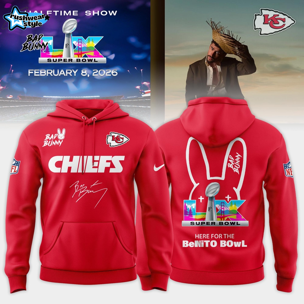 NFL x Bad Bunny 2026 Super Bowl LX Hoodie – All Teams Edition NFL x Bad Bunny 2026 Super Bowl LX Hoodie – All Teams Edition