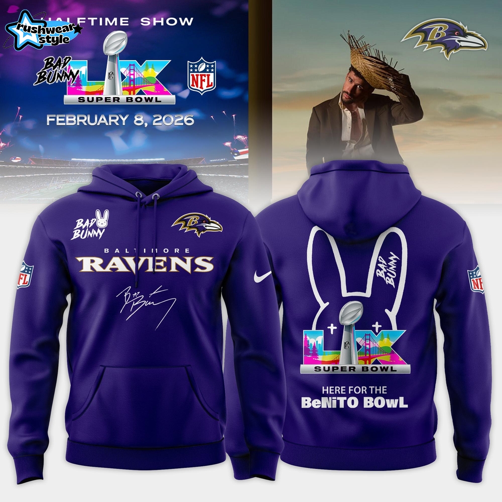 NFL x Bad Bunny 2026 Super Bowl LX Hoodie – All Teams Edition NFL x Bad Bunny 2026 Super Bowl LX Hoodie – All Teams Edition