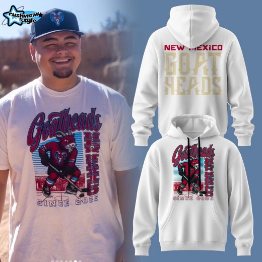 New Mexico Goatheads "Welcome to the New Season" Special White Hoodie